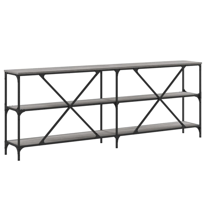 Konsolbord 200X30X75 Cm Konstruerat Trä Och Järn