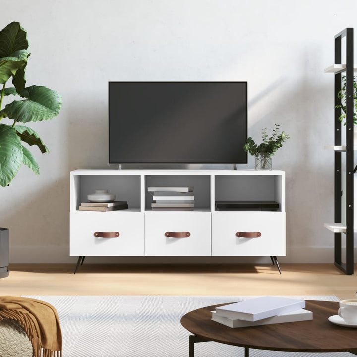 Tv-Bänk 102X36X50 Cm Konstruerat Trä