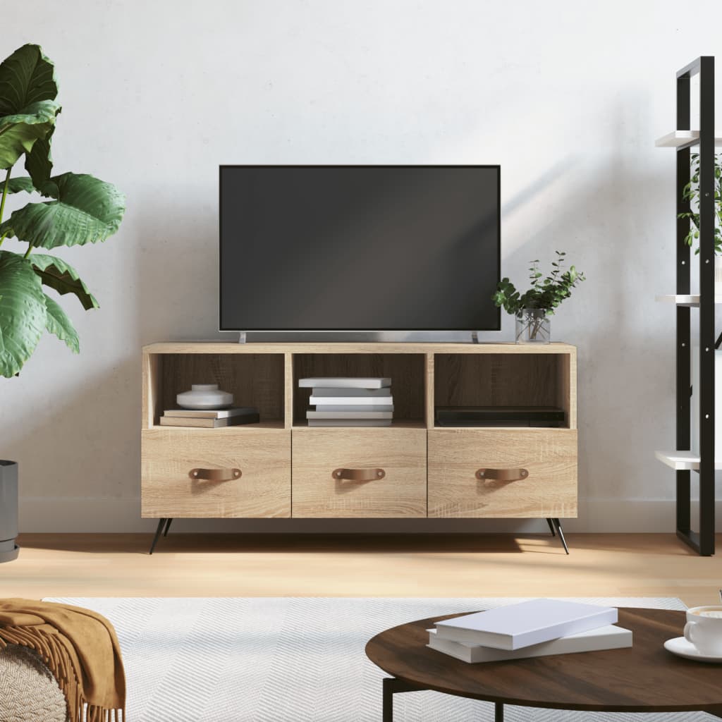 Tv-Bänk 102X36X50 Cm Konstruerat Trä
