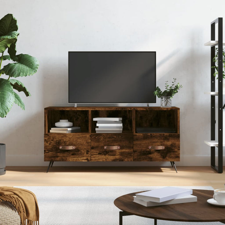 Tv-Bänk 102X36X50 Cm Konstruerat Trä