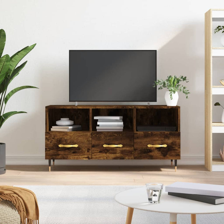 Tv-Bänk 102X36X50 Cm Konstruerat Trä