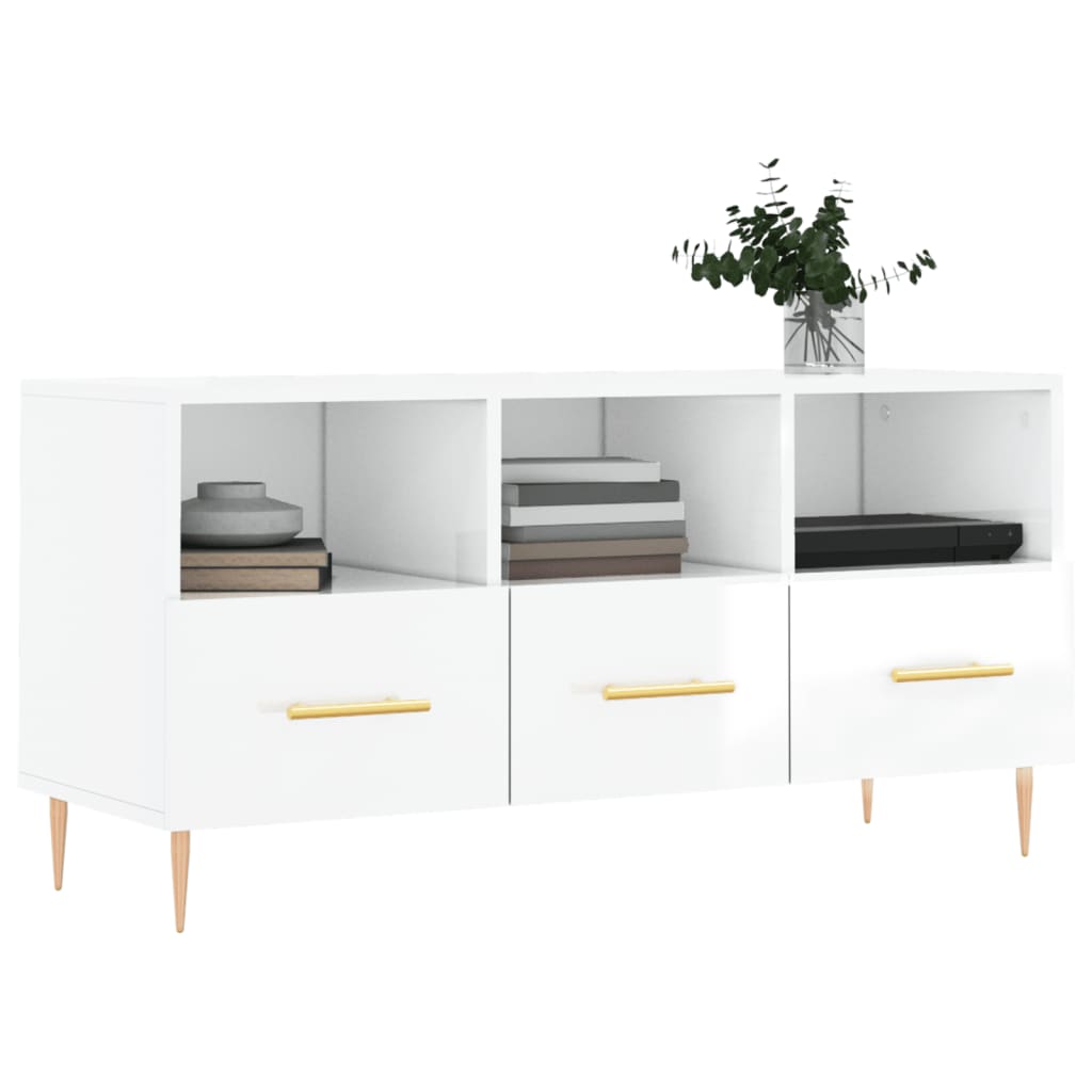 Tv-Bänk 102X36X50 Cm Konstruerat Trä