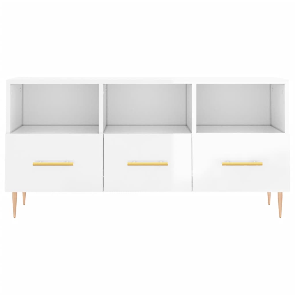 Tv-Bänk 102X36X50 Cm Konstruerat Trä