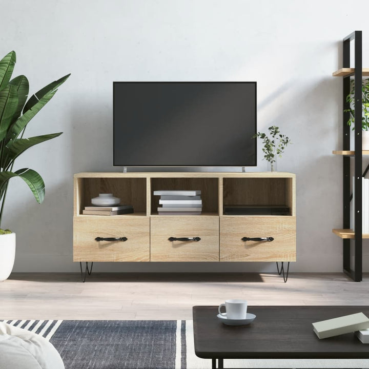 Tv-Bänk 102X36X50 Cm Konstruerat Trä