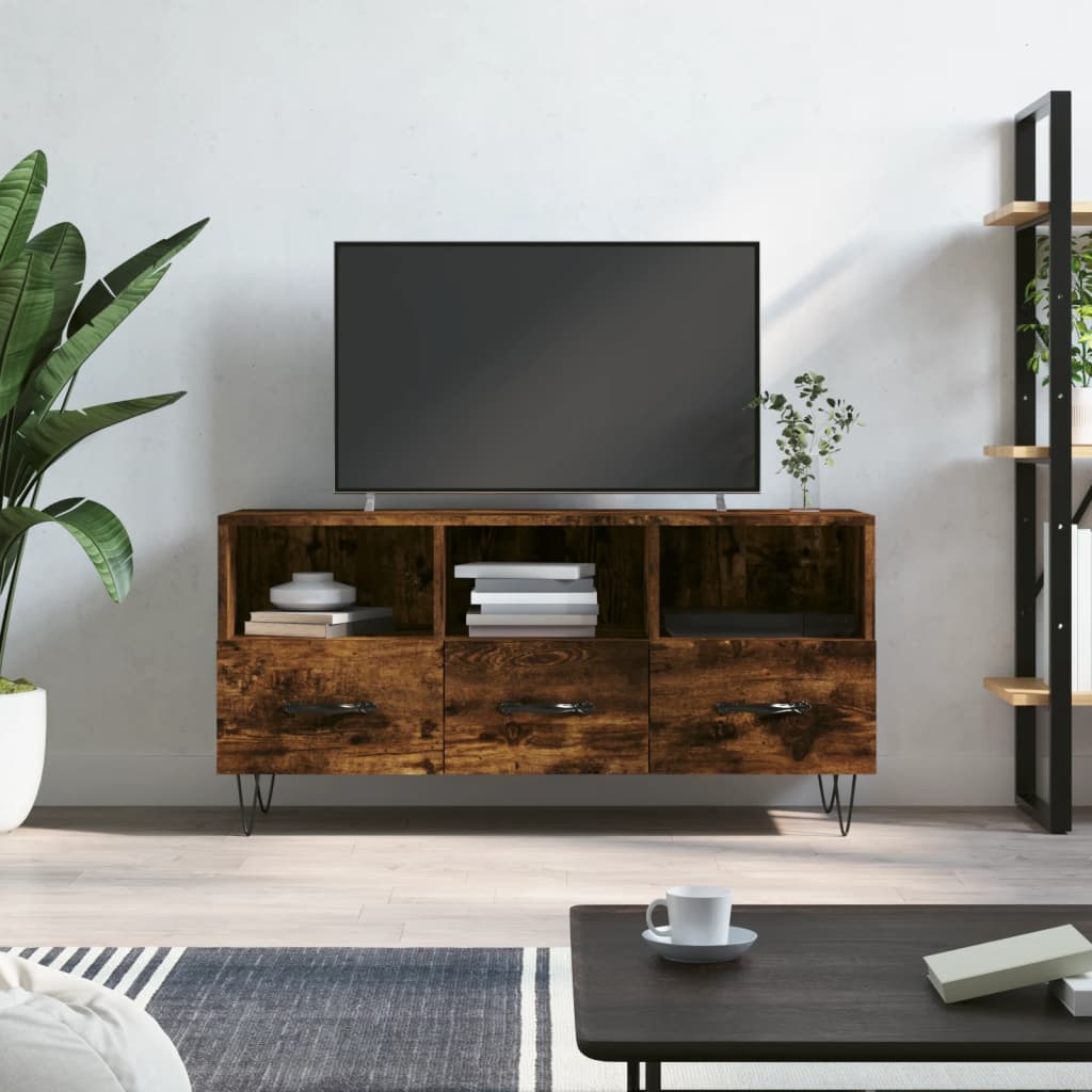 Tv-Bänk 102X36X50 Cm Konstruerat Trä