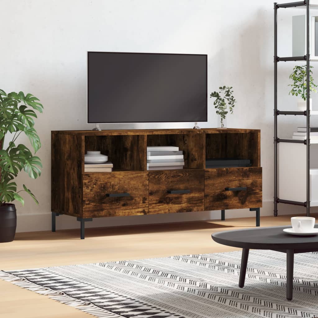 Tv-Bänk 102X36X50 Cm Konstruerat Trä