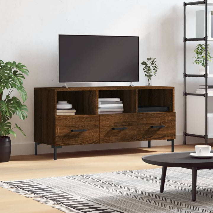 Tv-Bänk 102X36X50 Cm Konstruerat Trä