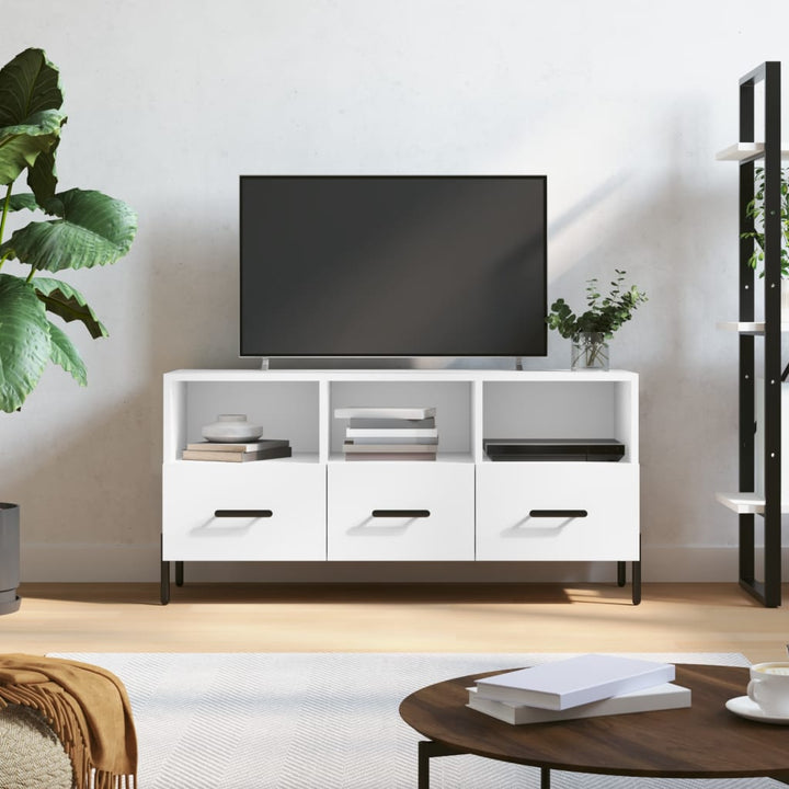 Tv-Bänk 102X36X50 Cm Konstruerat Trä