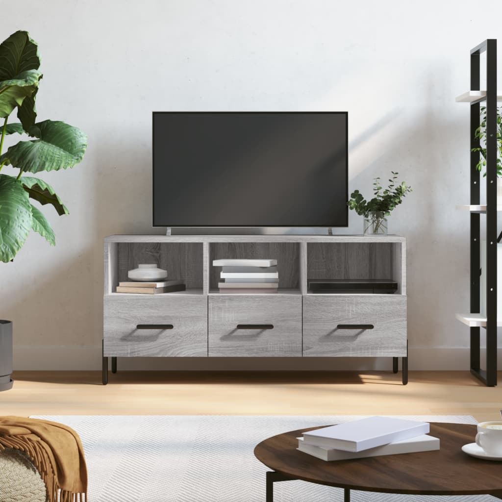 Tv-Bänk 102X36X50 Cm Konstruerat Trä