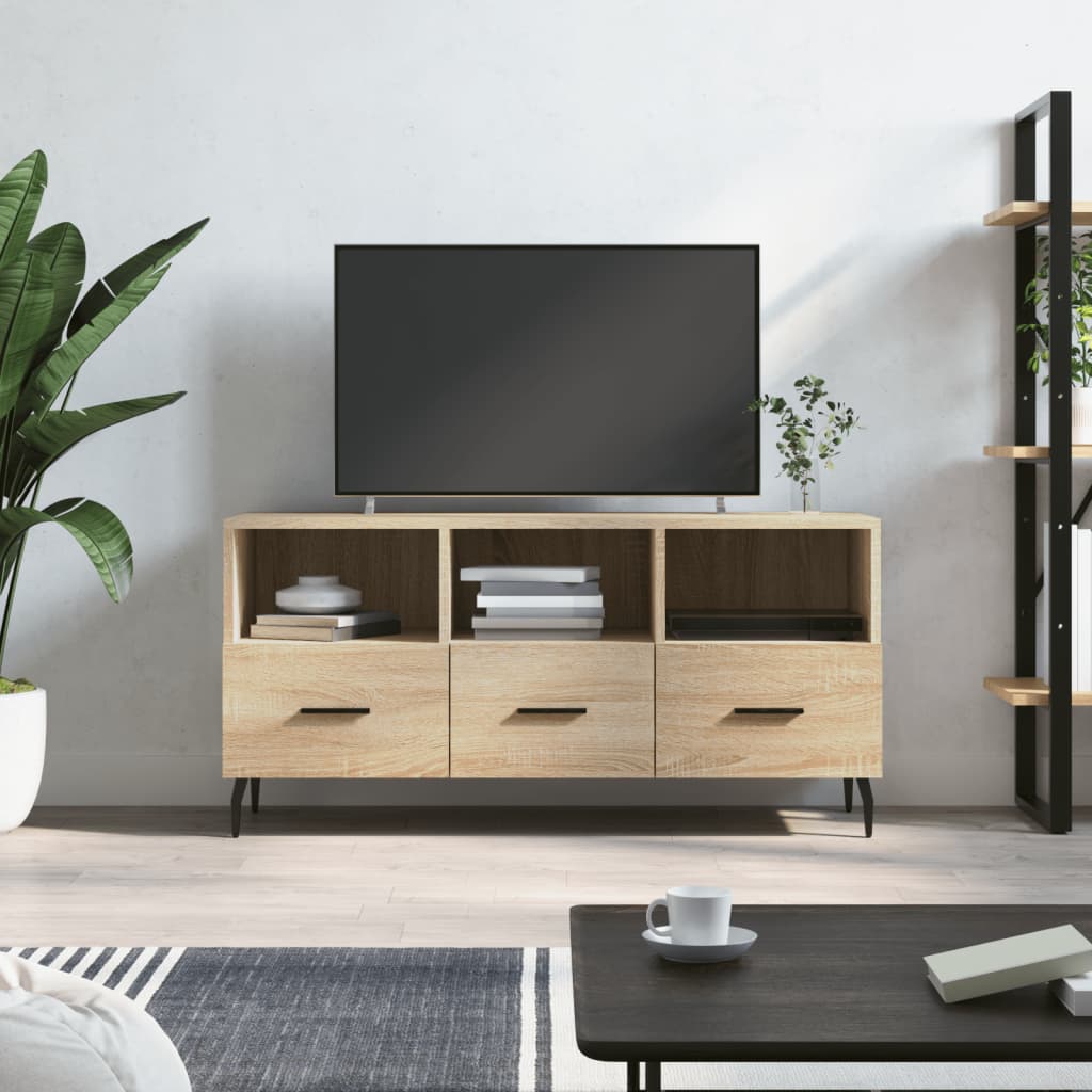 Tv-Bänk 102X36X50 Cm Konstruerat Trä
