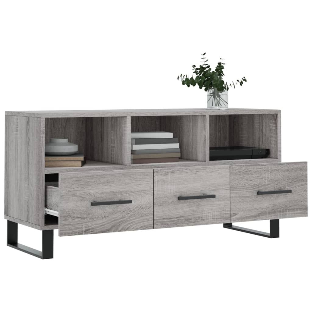 Tv-Bänk 102X36X50 Cm Konstruerat Trä