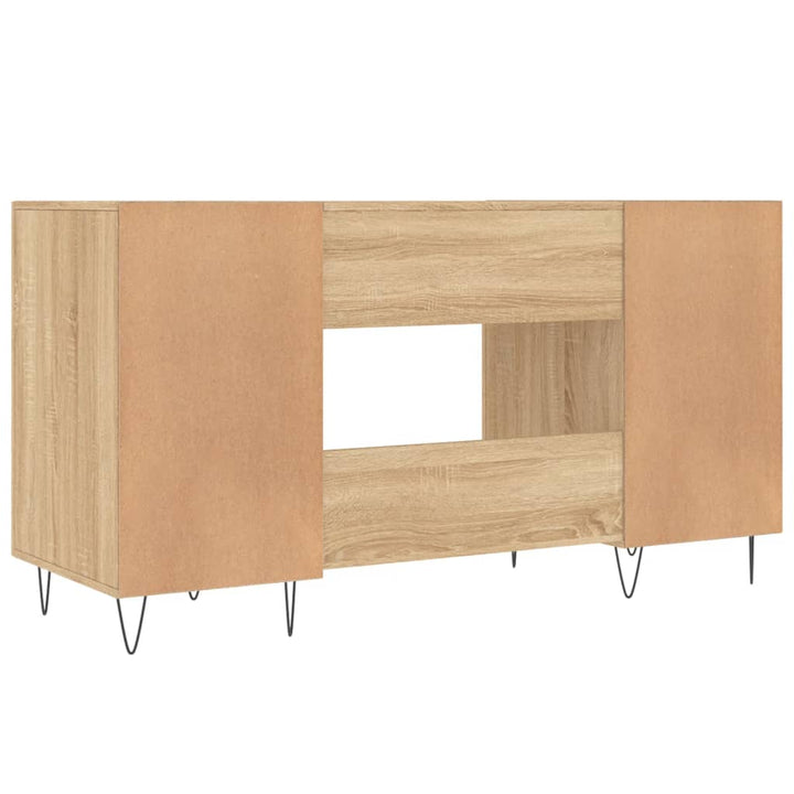 Skrivbord Sonoma-Ek 140X50X75 Cm Konstruerat Trä