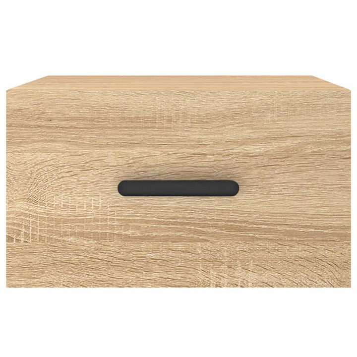 Väggmonterade Sängbord 2 St Sonoma-Ek 35X35X20 Cm