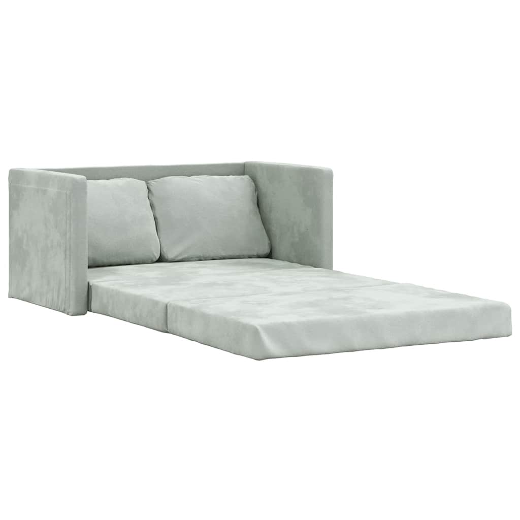 Golvbäddsoffa 2-I-1 122X204X55 Cm Sammet