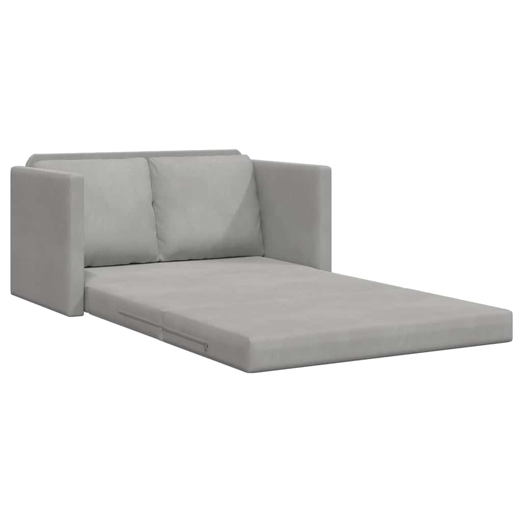 Golvbäddsoffa 2-I-1 122X204X55 Cm Sammet