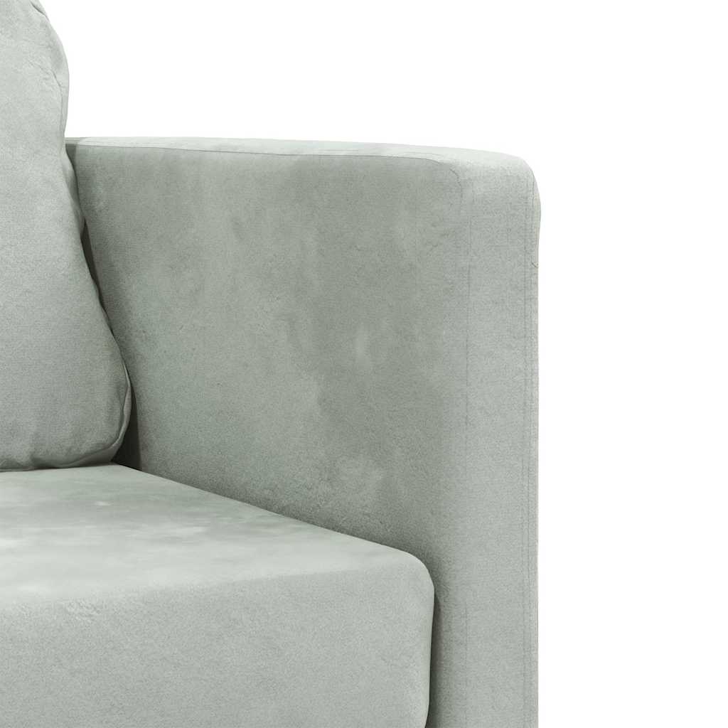 Golvbäddsoffa 2-I-1 122X204X55 Cm Sammet