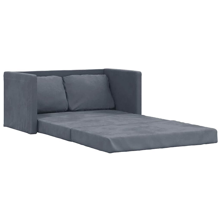 Golvbäddsoffa 2-I-1 122X204X55 Cm Sammet
