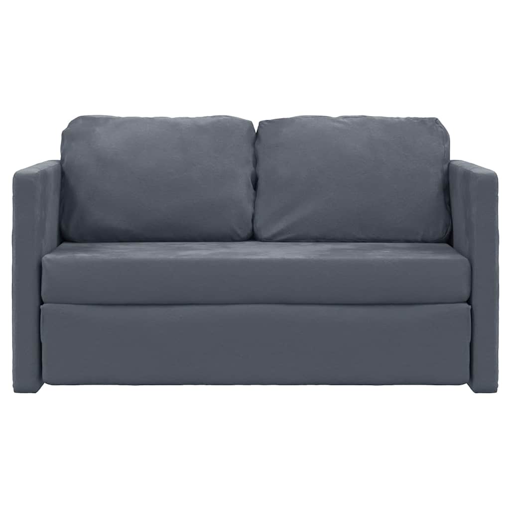 Golvbäddsoffa 2-I-1 122X204X55 Cm Sammet
