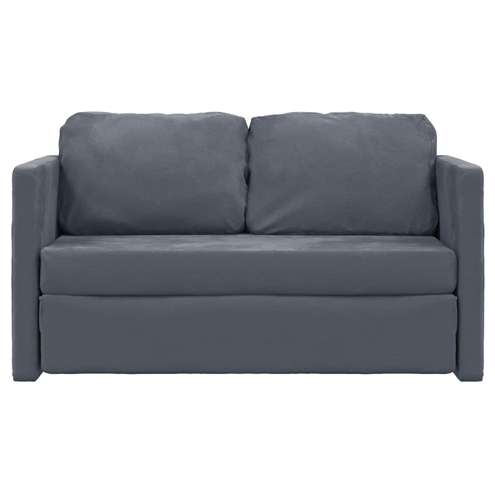 Golvbäddsoffa 2-I-1 122X204X55 Cm Sammet