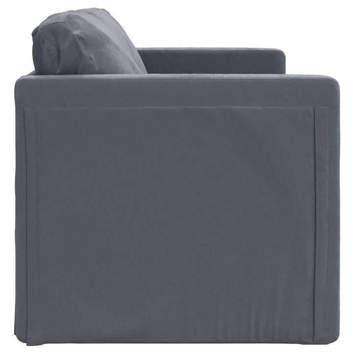 Golvbäddsoffa 2-I-1 122X204X55 Cm Sammet