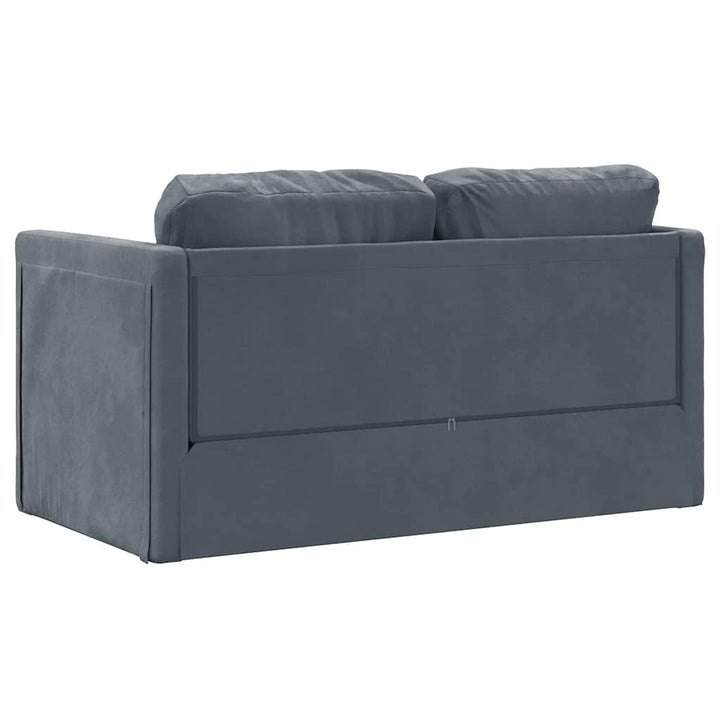 Golvbäddsoffa 2-I-1 122X204X55 Cm Sammet