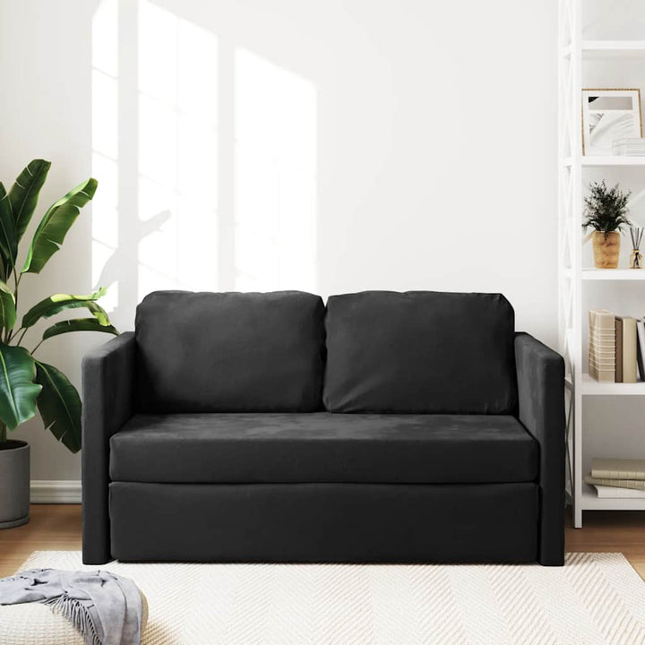 Golvbäddsoffa 2-I-1 122X204X55 Cm Sammet