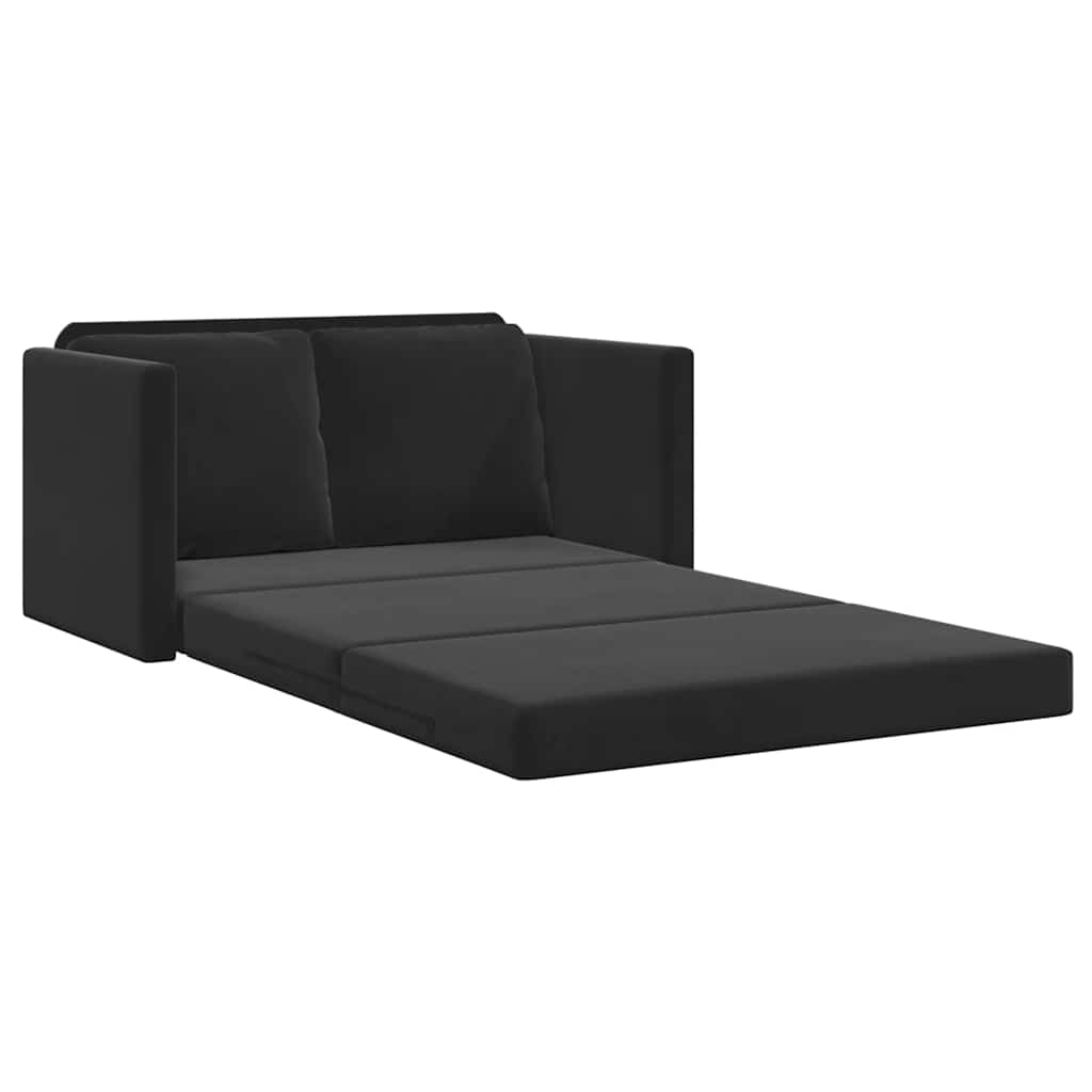 Golvbäddsoffa 2-I-1 122X204X55 Cm Sammet