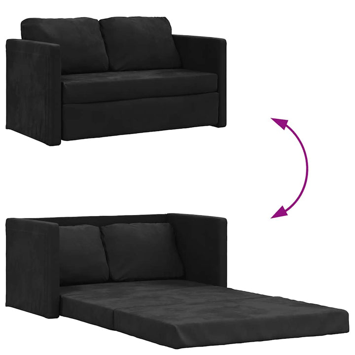 Golvbäddsoffa 2-I-1 122X204X55 Cm Sammet