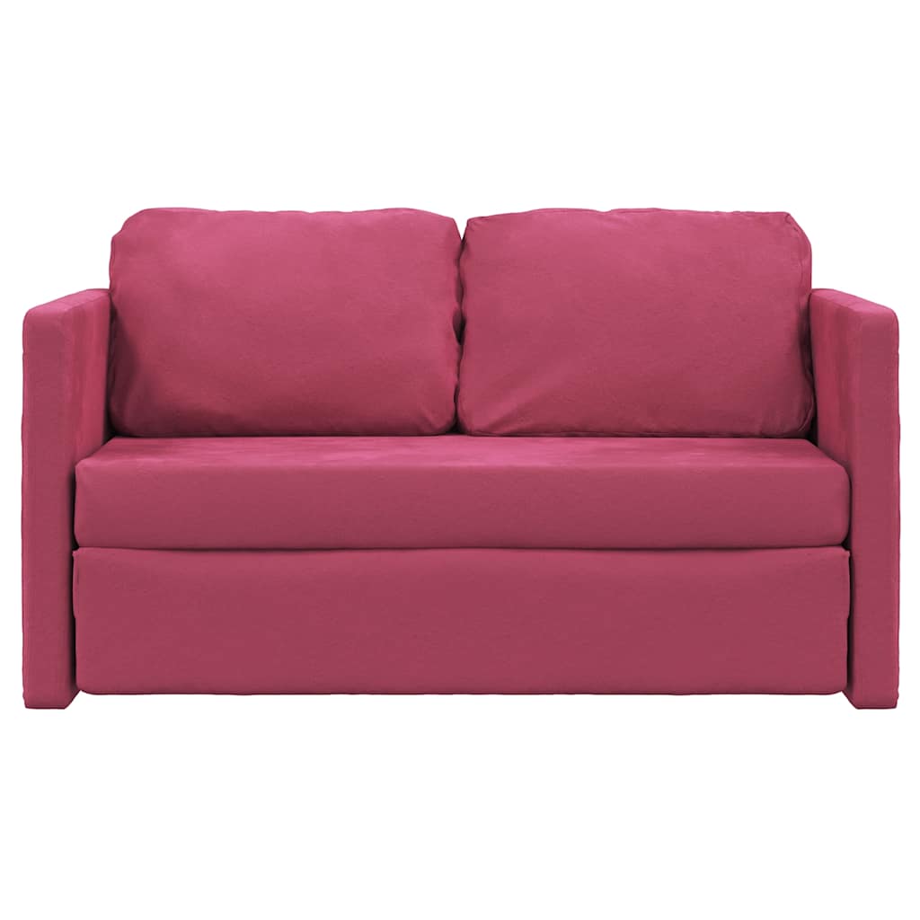 Golvbäddsoffa 2-I-1 122X204X55 Cm Sammet