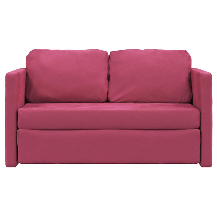Golvbäddsoffa 2-I-1 122X204X55 Cm Sammet