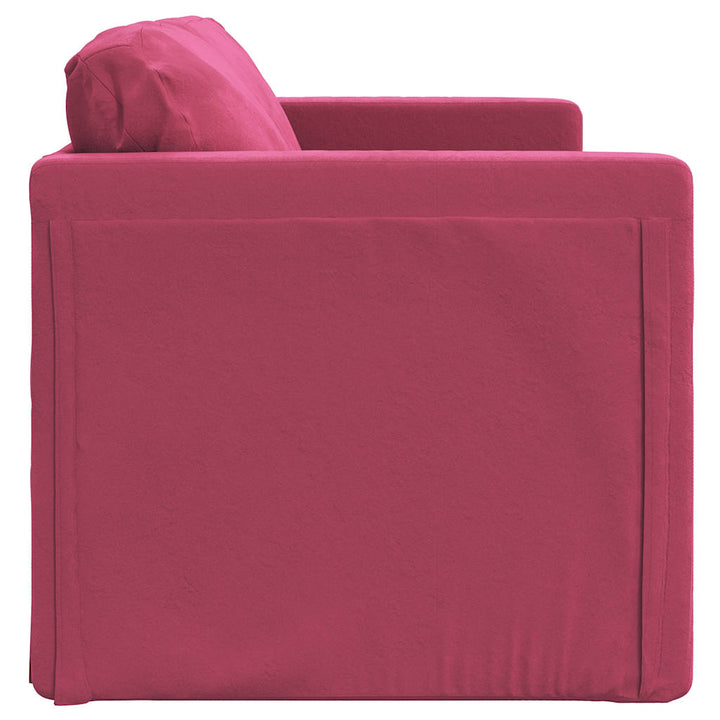 Golvbäddsoffa 2-I-1 122X204X55 Cm Sammet