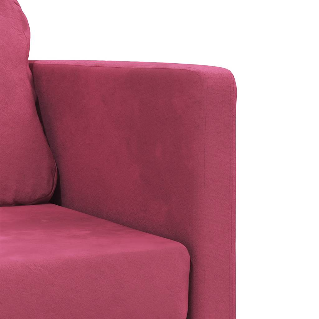 Golvbäddsoffa 2-I-1 122X204X55 Cm Sammet