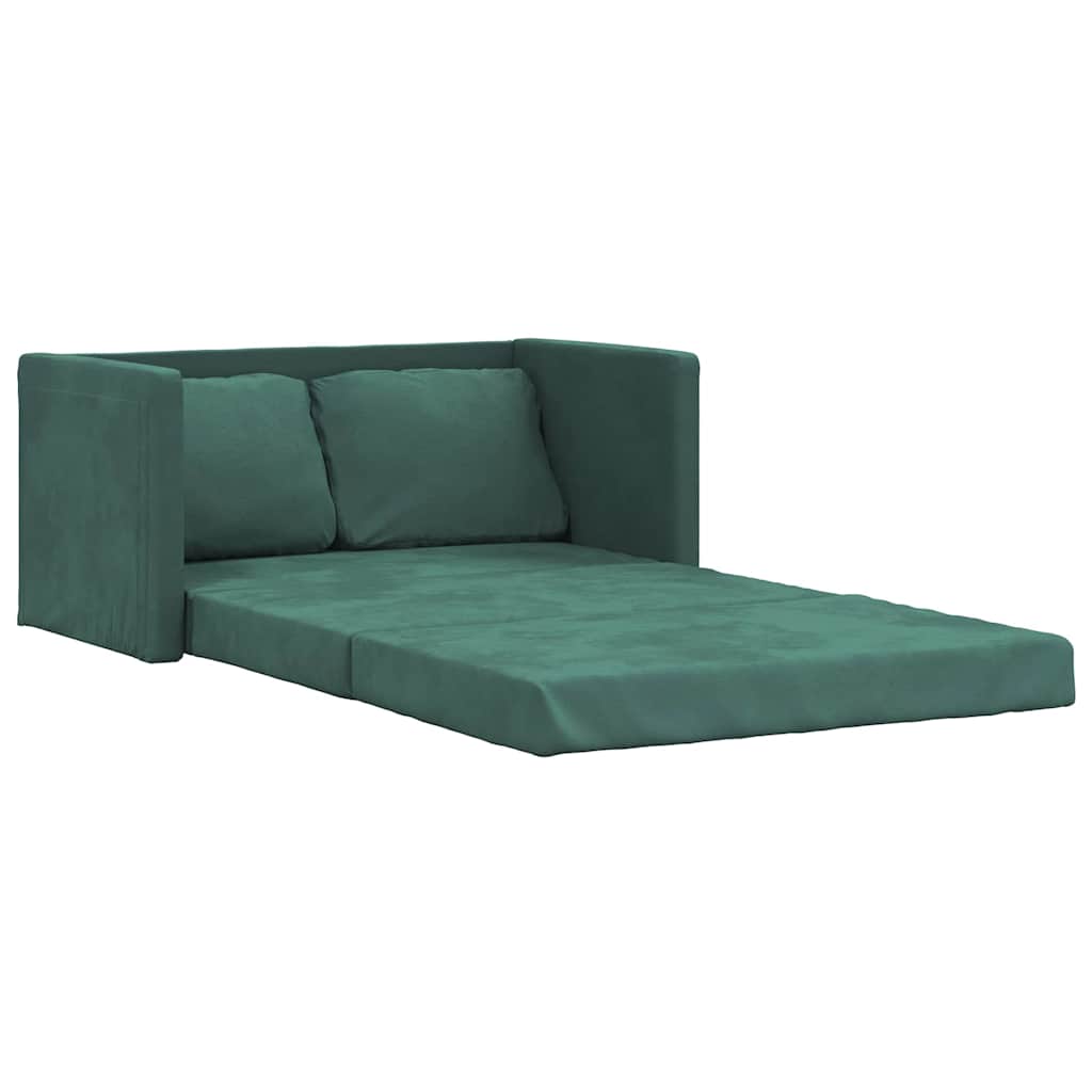 Golvbäddsoffa 2-I-1 122X204X55 Cm Sammet