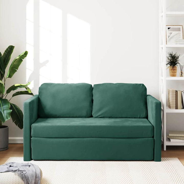 Golvbäddsoffa 2-I-1 122X204X55 Cm Sammet