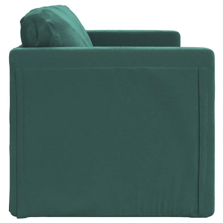 Golvbäddsoffa 2-I-1 122X204X55 Cm Sammet