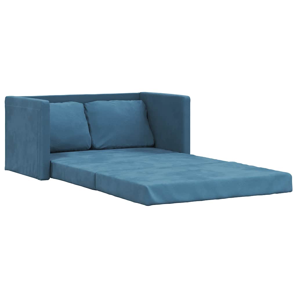 Golvbäddsoffa 2-I-1 122X204X55 Cm Sammet