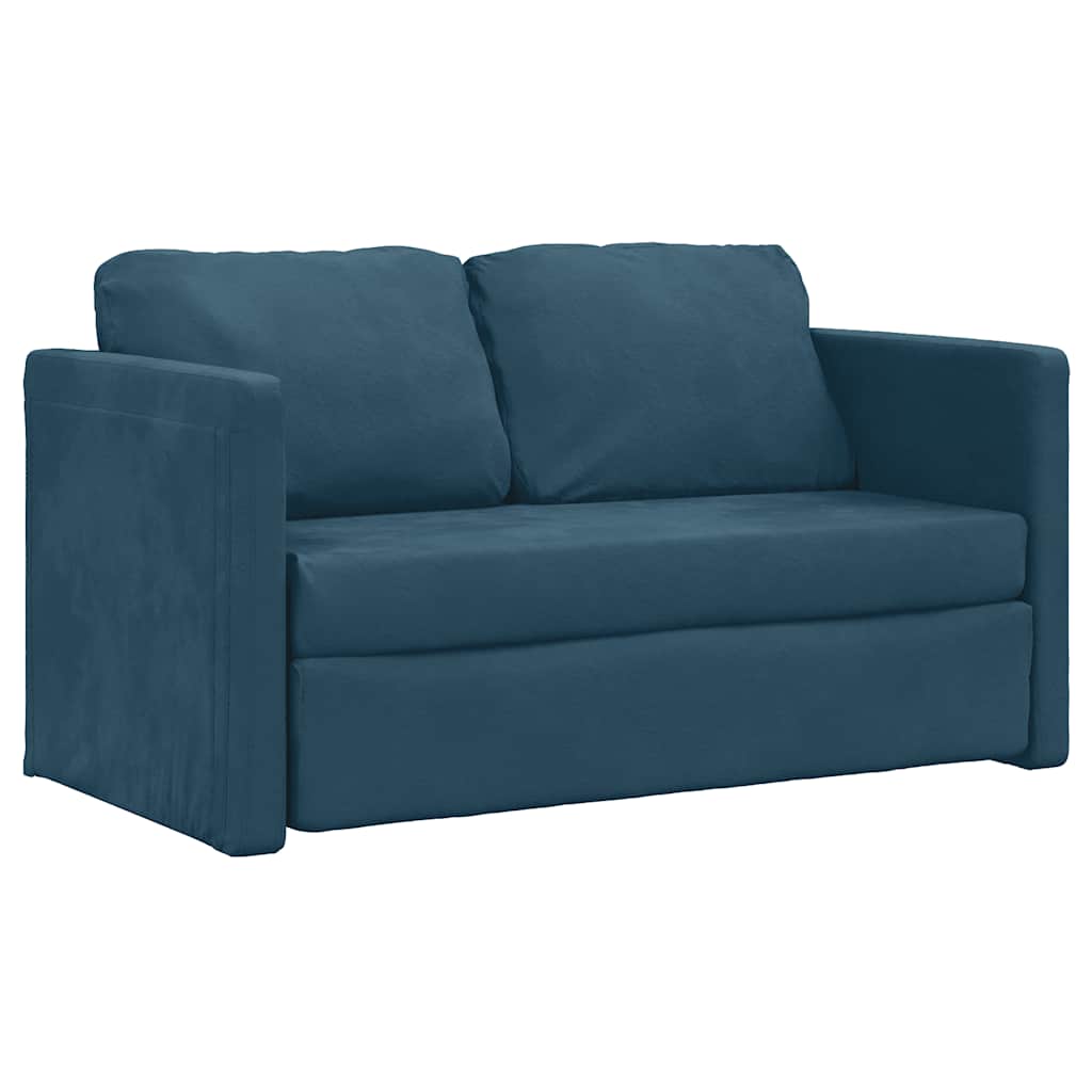 Golvbäddsoffa 2-I-1 122X204X55 Cm Sammet