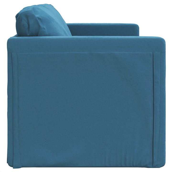 Golvbäddsoffa 2-I-1 122X204X55 Cm Sammet