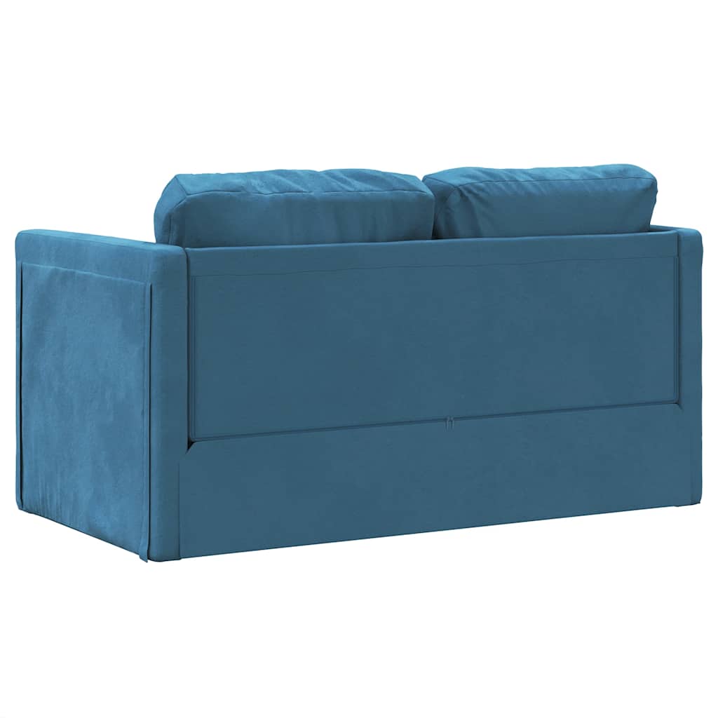 Golvbäddsoffa 2-I-1 122X204X55 Cm Sammet