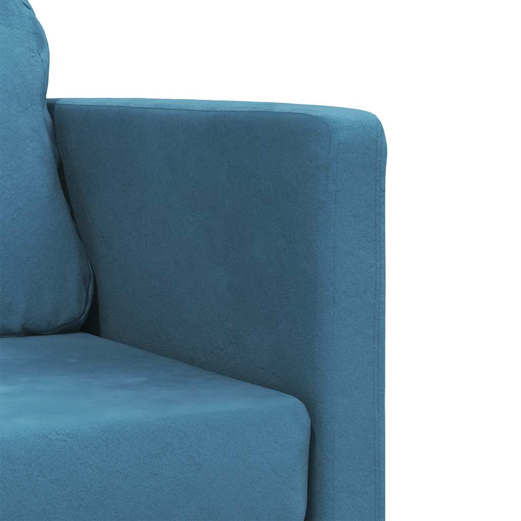 Golvbäddsoffa 2-I-1 122X204X55 Cm Sammet