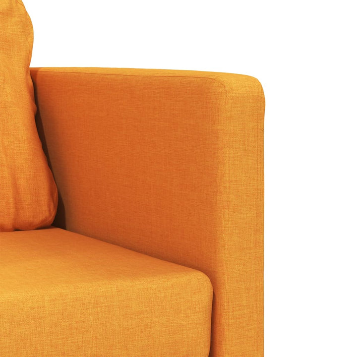 Golvbäddsoffa 2-I-1 Mörkgul 112X174X55 Cm Tyg