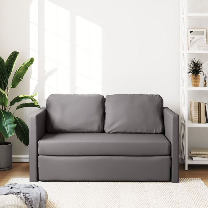 Golvbäddsoffa 2-I-1 112X174X55 Cm Konstläder