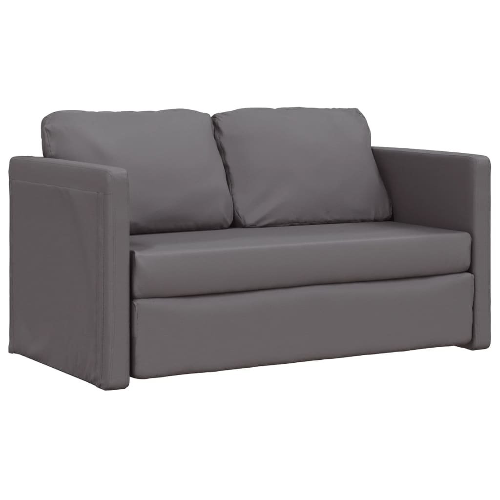 Golvbäddsoffa 2-I-1 112X174X55 Cm Konstläder