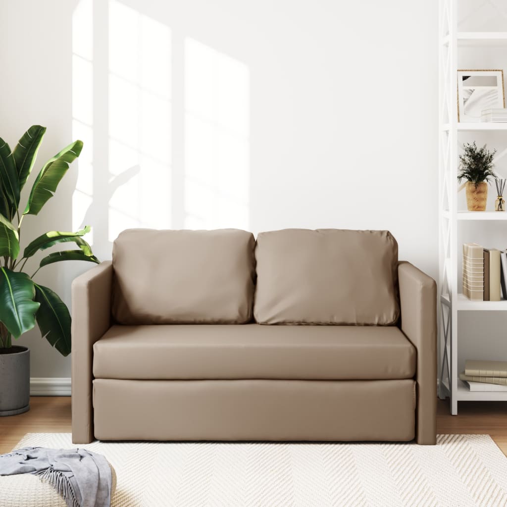 Golvbäddsoffa 2-I-1 112X174X55 Cm Konstläder