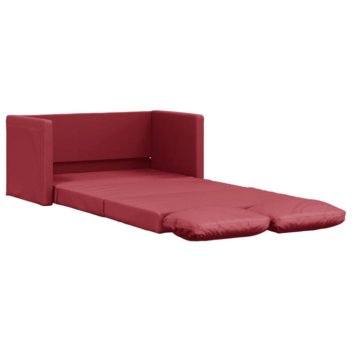 Golvbäddsoffa 2-I-1 112X174X55 Cm Konstläder