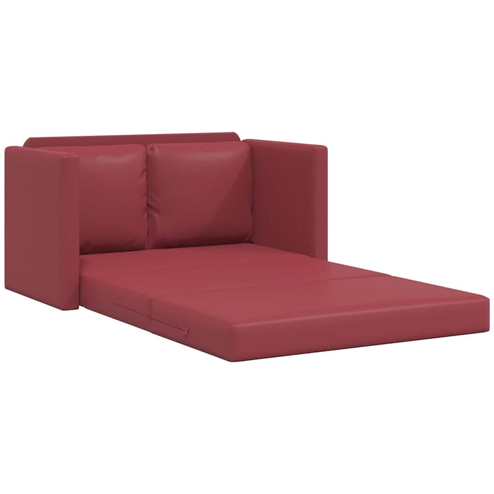 Golvbäddsoffa 2-I-1 112X174X55 Cm Konstläder