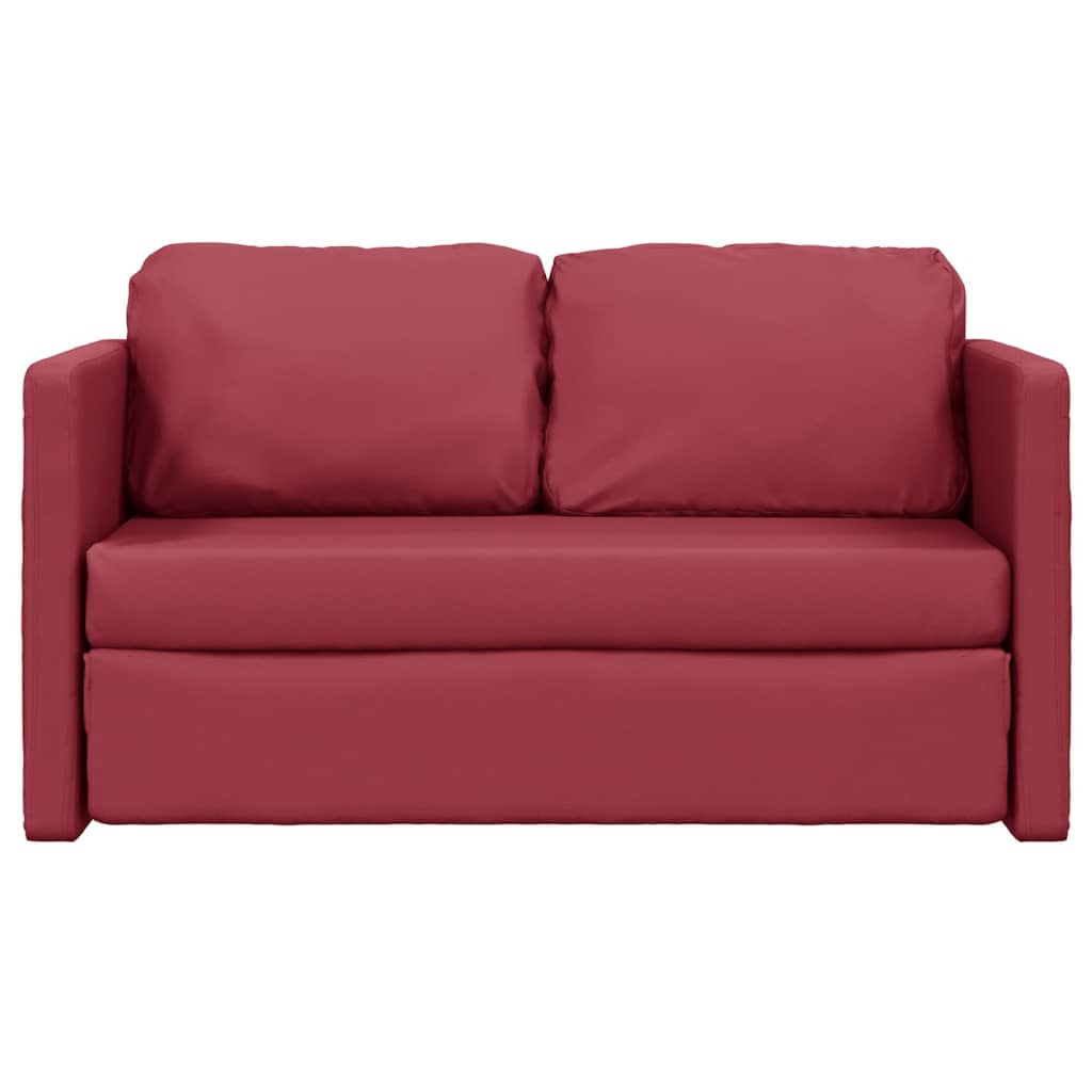 Golvbäddsoffa 2-I-1 112X174X55 Cm Konstläder