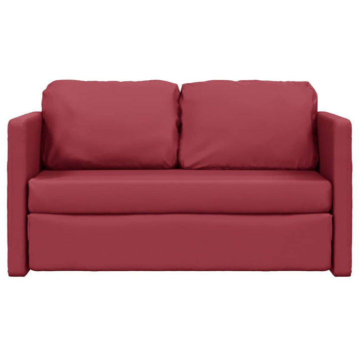 Golvbäddsoffa 2-I-1 112X174X55 Cm Konstläder