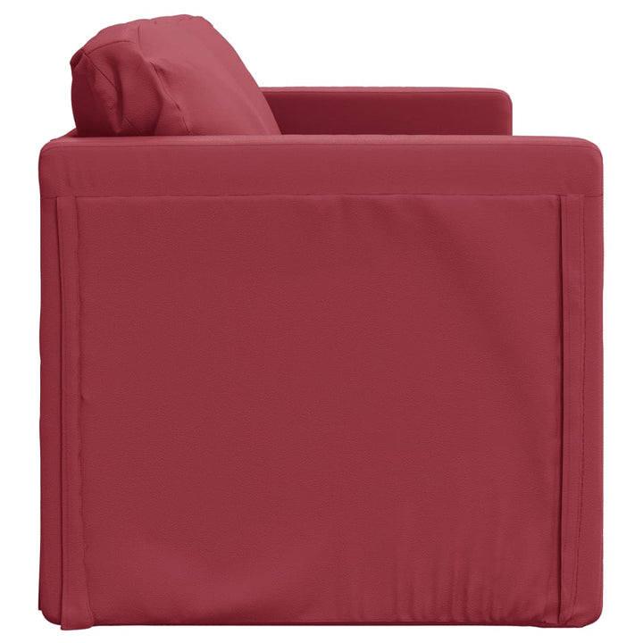 Golvbäddsoffa 2-I-1 112X174X55 Cm Konstläder