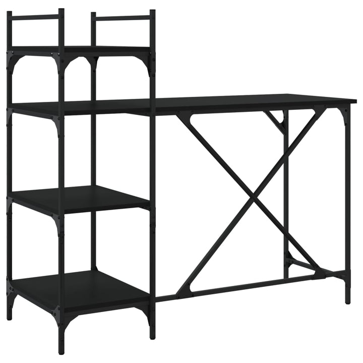 Datorskrivbord Med Hyllor 120X47X109 Cm